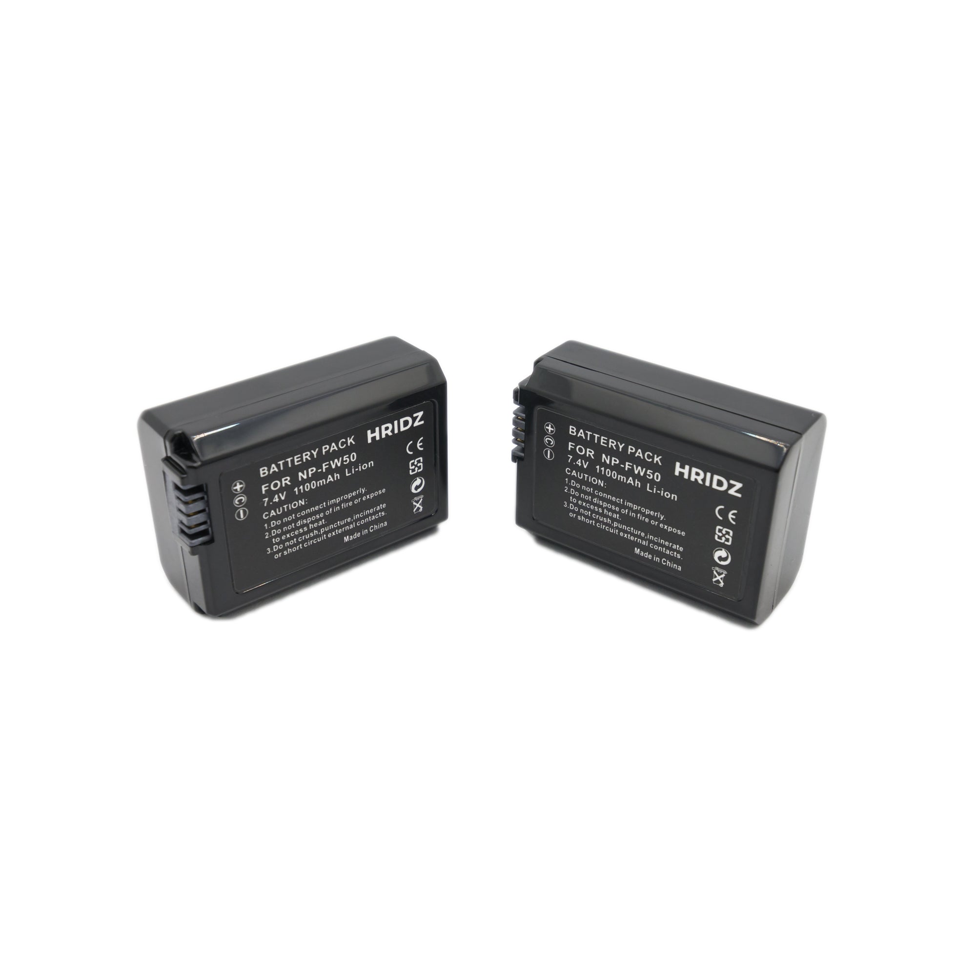 Hridz NP-FW50 Battery for SONY NP-FW50 Alpha A7 A7II NEX-3 NEX-3N NEX-5 NEX-6 NEX-7