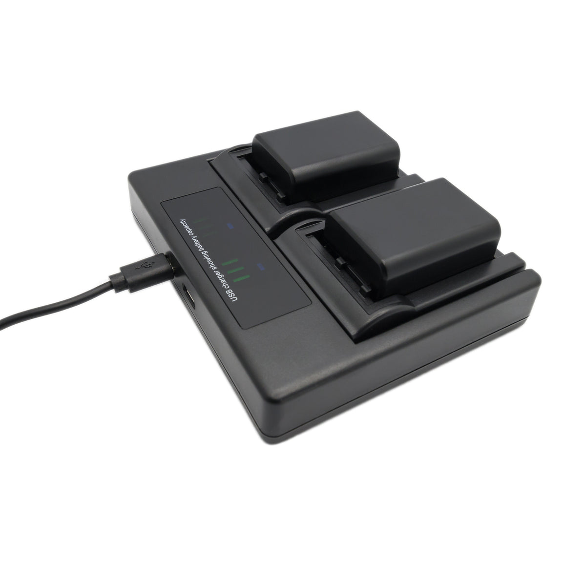 Hridz NP-FW50 Dual Battery Charger for Sony A6000, A6400, A7 II, ZV-E10, NEX & RX10
