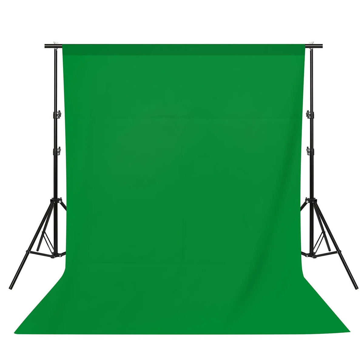 Hridz Photography Muslin Backdrop 2x3m & 3x3.6m – Green Screen, White, Black, Grey, Blue