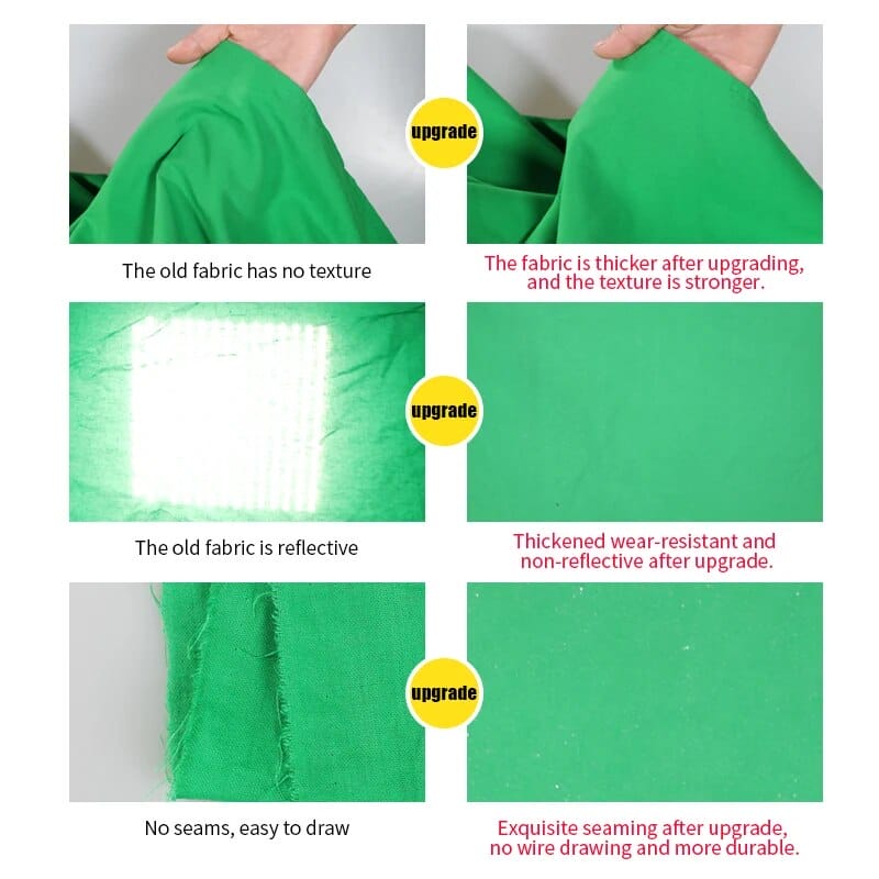 2Mx3M Hridz Muslin Backdrops for Photography - White Black Green Red Blue Grey