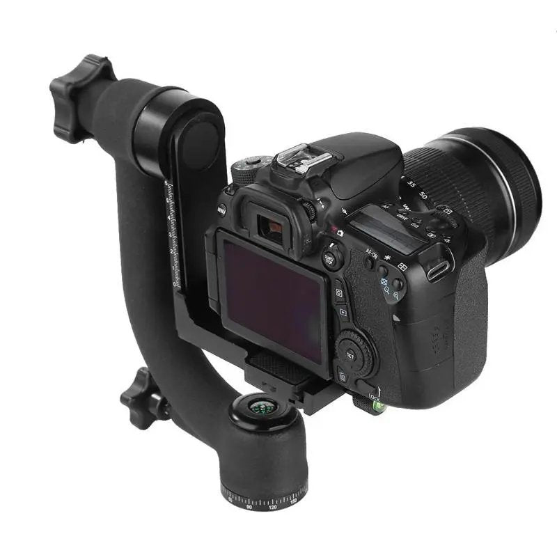 Panoramic Gimbal Clamp Tripod Ball Head Heavy duty ST-360 QR System with Arca-Swiss Standard Quick Release Plate
