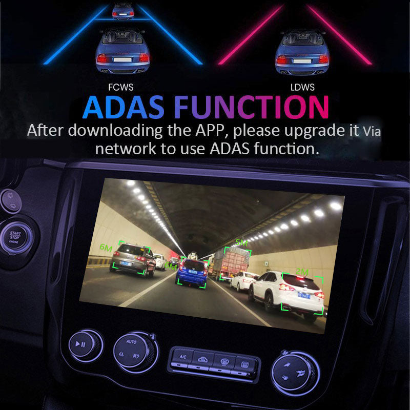 Pro 1080P HD Car DVR Dash Cam – Hidden Night Vision, 170° Wide Angle, G-Sensor Drive Recorder with 32GB Memory Card for Android USB