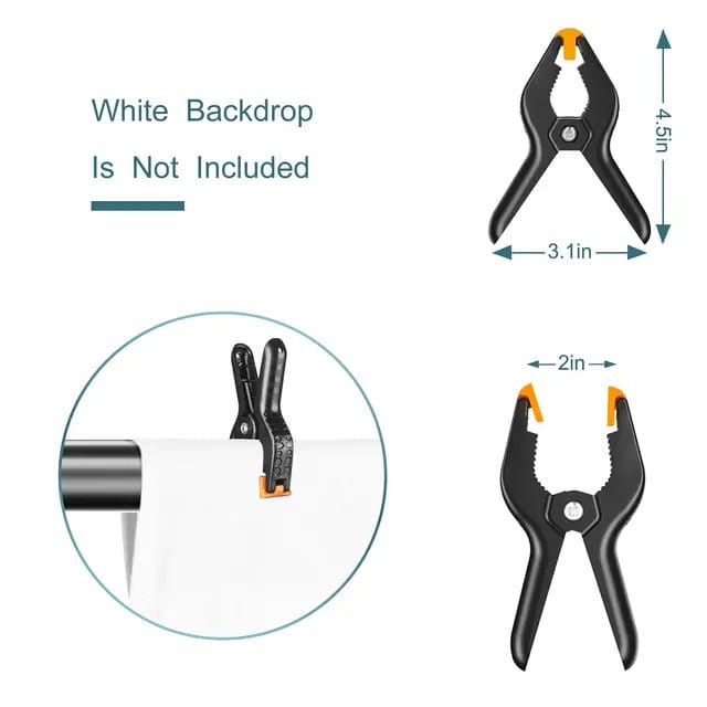 Professional 2x3m Backdrop Support System – Adjustable Tripod Stands with Crossbars, Sandbags & Carry Bag for Photography & Video