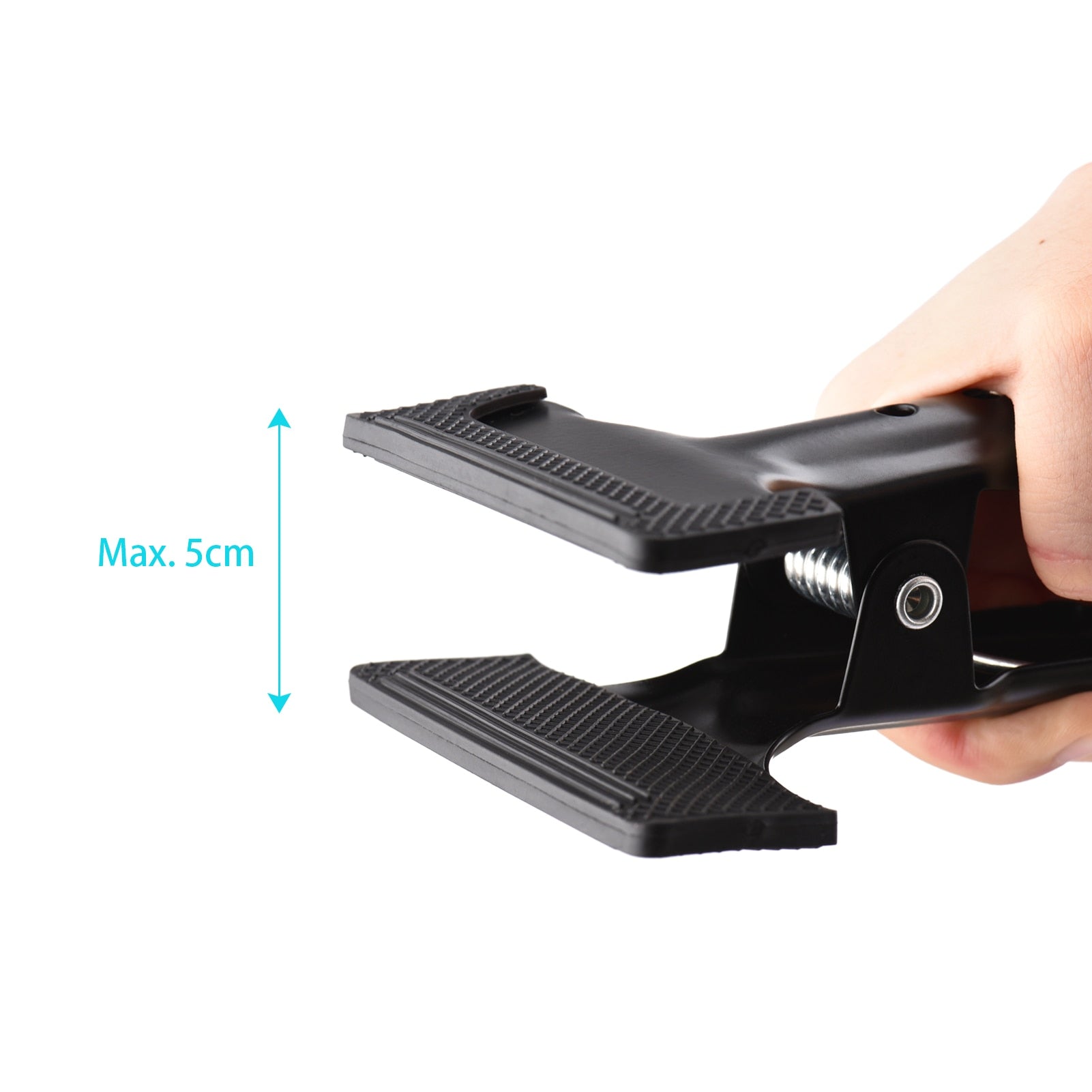 Up to 10Pcs HRIDZ Heavy Duty Spring Metal Clip Photography Backdrop Clamps with Rubber Pad