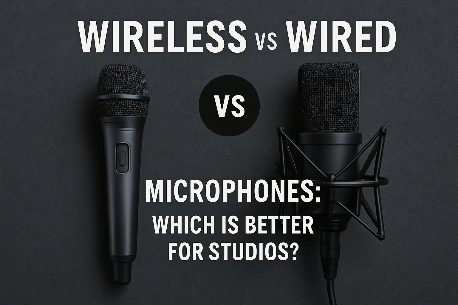 Wireless vs Wired Microphones: Which is Better for Studios?