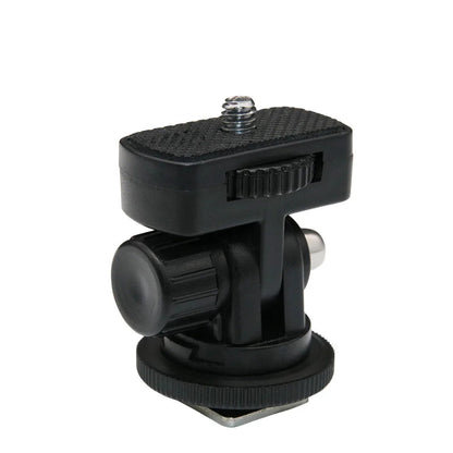 1/4” Quick Release Monitor Mount with Cold Shoe – Swivel & Tilt Adjustable Camera Holder
