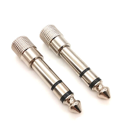 1-Pcs 3.5mm Female Jack Stereo to 6.35mm Jack Adapter for Earphone 1/4" Guitar