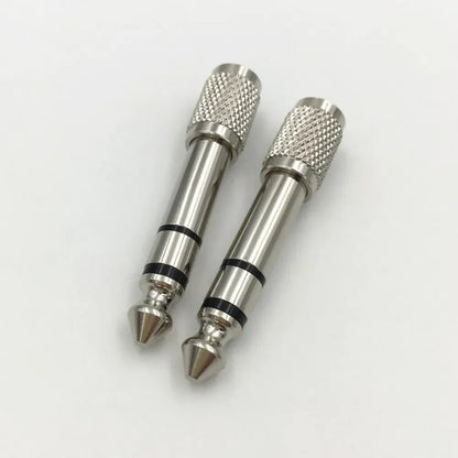 1-Pcs 3.5mm Female Jack Stereo to 6.35mm Jack Adapter for Earphone 1/4" Guitar
