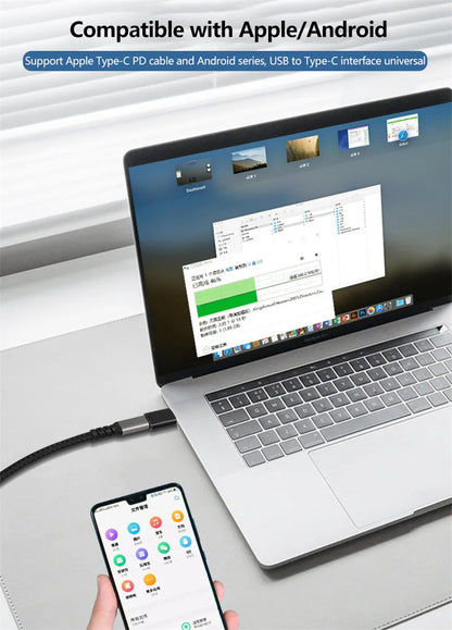 2 Pcs Ultra Fast OTG adapter USB-C to USB-A Converter 10Gbps