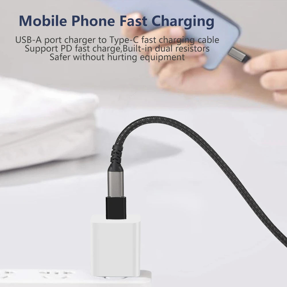 2 Pcs Ultra Fast OTG adapter USB-C to USB-A Converter 10Gbps