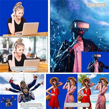 Hridz 2Mx3M Blue Muslin Backdrops for Photography Background -Pocket model