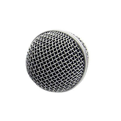 2Pcs Hridz Microphone Grill Ball Replacement - Metal Mic Grille Cover for SM58 & BETA 58A with Foam Windscreen