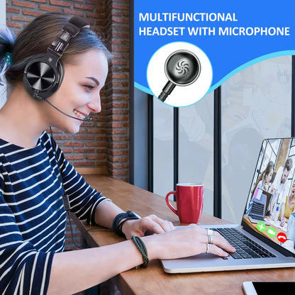 A71D Wired Gaming Headset Gamer Over Ear Hi-Res Audio Headphones With Detachable Microphone