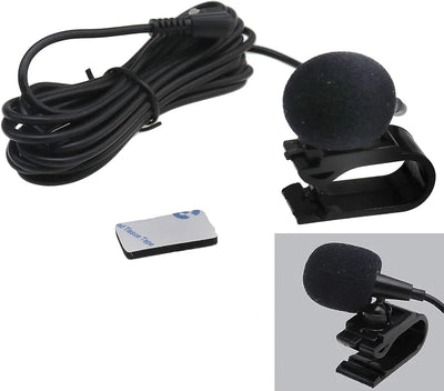 Car Audio Microphone 3.5mm Clip Jack Plug Mic Stereo Mini Wired External Microphone For Auto DVD Radio Professionals