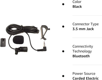 Car Audio Microphone 3.5mm Clip Jack Plug Mic Stereo Mini Wired External Microphone For Auto DVD Radio Professionals