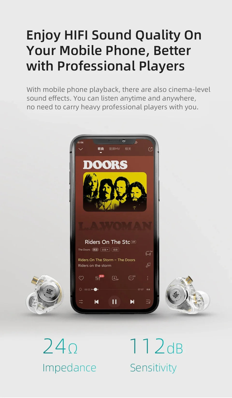 EDX PRO In ear monitors Wired Earphones No-Mic IEM HIFI Stereo Bass Music Earbuds IEM