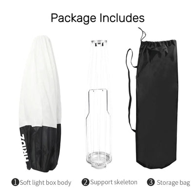 HRIDZ GLS65 65cm Globe Lantern Softbox with Bowens Mount – Collapsible 360° Spherical Diffuser for Studio Flash & LED Video Lights