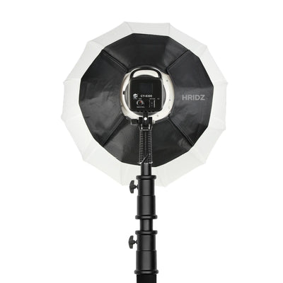 HRIDZ GLS65 65cm Globe Lantern Softbox with Bowens Mount – Collapsible 360° Spherical Diffuser for Studio Flash & LED Video Lights
