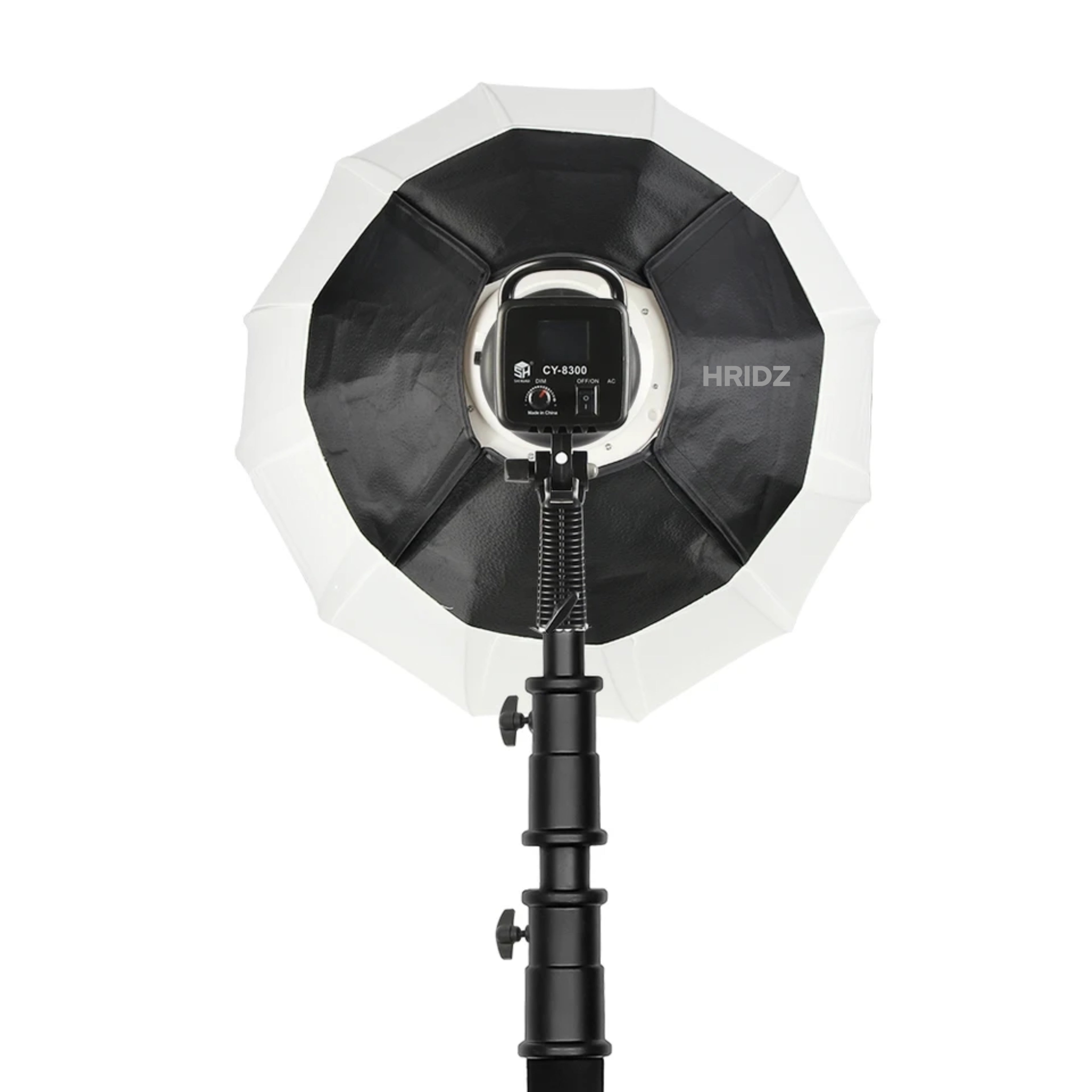 HRIDZ GLS65 65cm Globe Lantern Softbox with Bowens Mount – Collapsible 360° Spherical Diffuser for Studio Flash & LED Video Lights