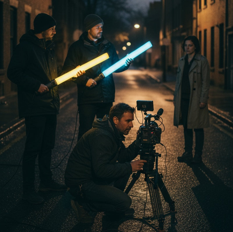 HRIDZ W270RGB 50cm Handheld RGB LED Stick Light – 20W Photography Video Tube Light with 2500K-9000K Adjustable Color Temperature &amp; Rechargeable Battery