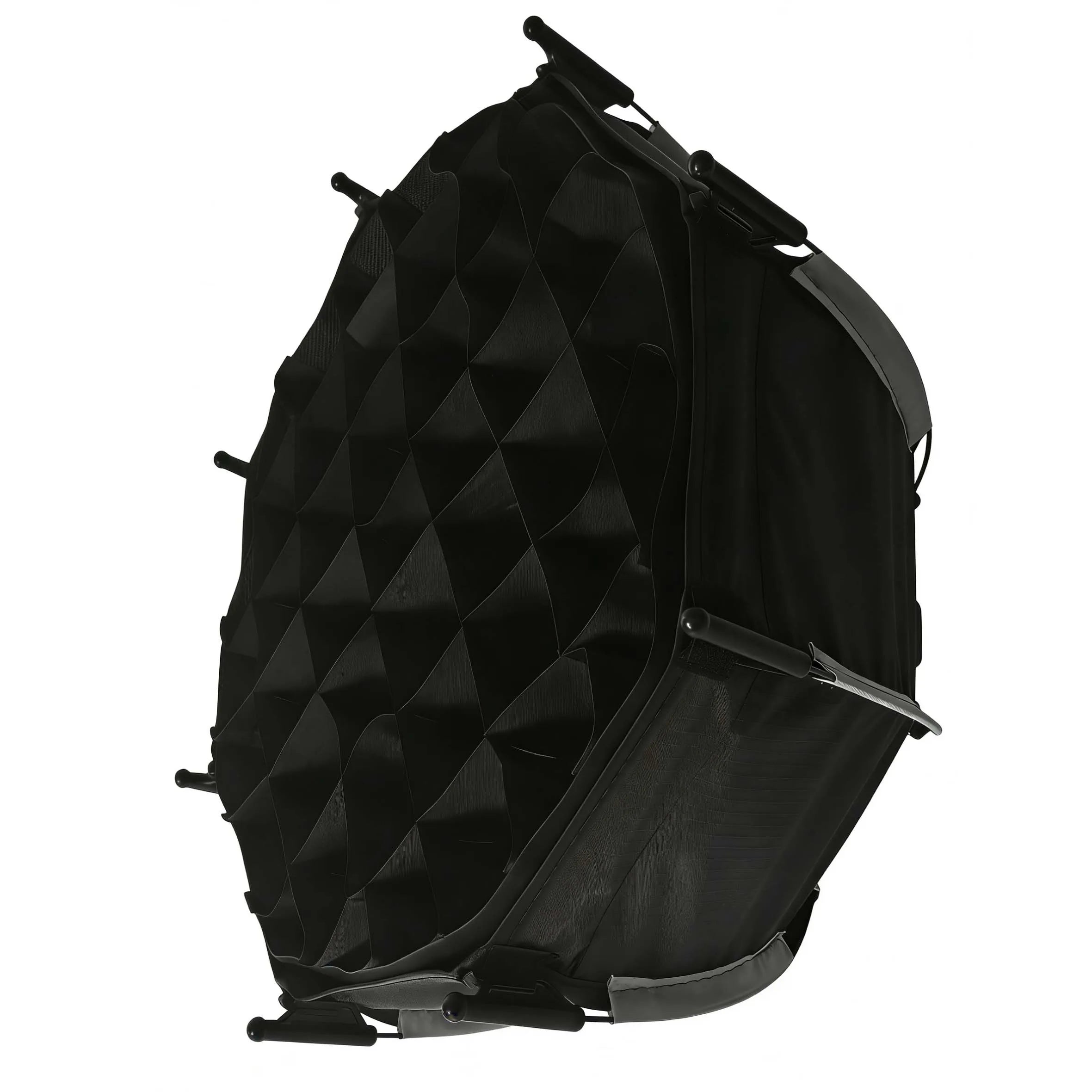 HRIDZ 30cm Portable Octagonal Softbox with Grid – Quick Release Deep Soft Light Modifier for LED Video Lights & Photography