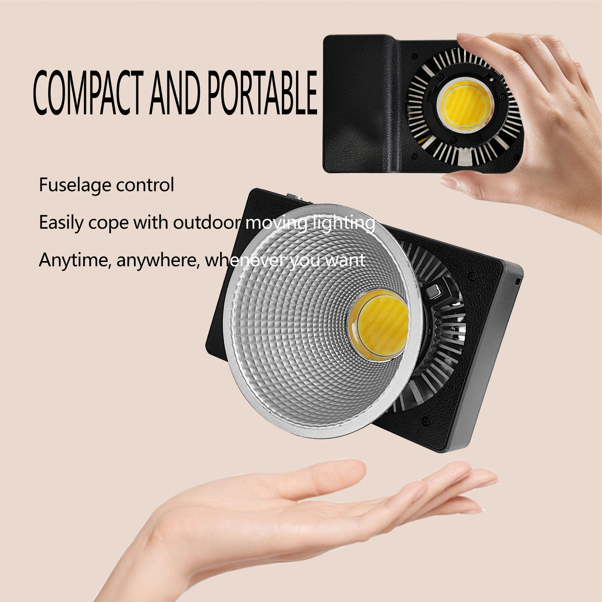 Hridz 100W COB LED Video Light Bi-Color 2800K-6800K Continuous Studio Photography Lighting Kit with Softbox for YouTube, Filmmaking Product Photography