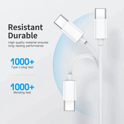 Hridz 100W USB Type-C To Type-C Cable PD Fast Charging Cable For Android Samsung
