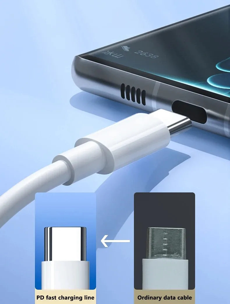 Hridz 100W USB Type-C To Type-C Cable PD Fast Charging Cable For Android Samsung