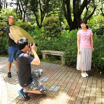 Hridz 1.1m portable light reflectors with Strong Hand Grip