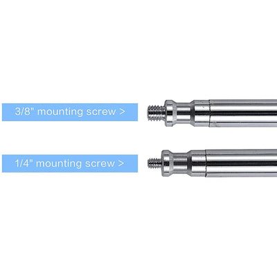 Hridz 127cm Stainless Steel Grip Extension Boom Arm Crossbar for C-Stand, Studio Lighting, Softbox, Microphone & Photography Setup