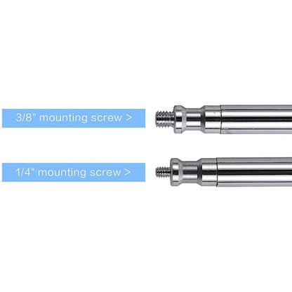 Hridz 127cm Stainless Steel Grip Extension Boom Arm Crossbar for C-Stand, Studio Lighting, Softbox, Microphone & Photography Setup