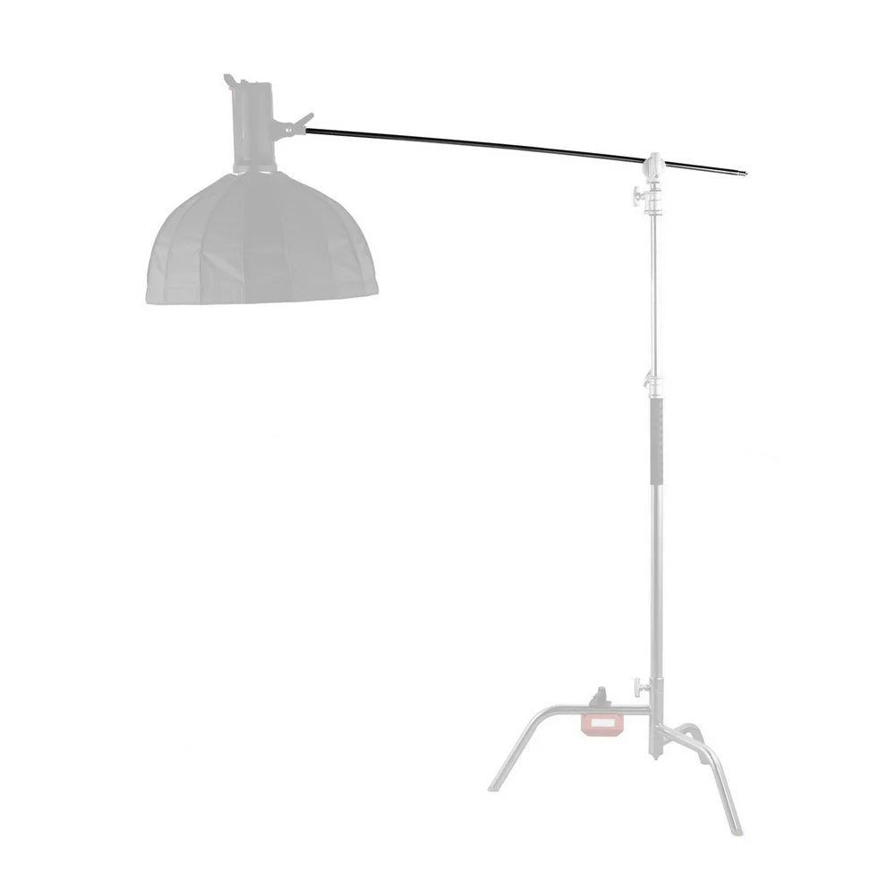 Hridz 127cm Stainless Steel Grip Extension Boom Arm Crossbar for C-Stand, Studio Lighting, Softbox, Microphone & Photography Setup
