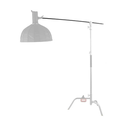 Hridz 127cm Stainless Steel Grip Extension Boom Arm Crossbar for C-Stand, Studio Lighting, Softbox, Microphone & Photography Setup