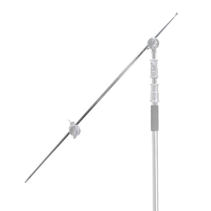 Hridz 127cm Stainless Steel Grip Extension Boom Arm Crossbar for C-Stand, Studio Lighting, Softbox, Microphone & Photography Setup