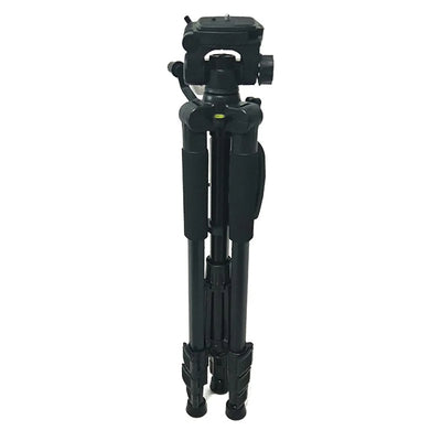 Hridz 175cm Portable Aluminium Alloy Camera Tripod with 3-Way Swivel Pan Head & Carry Bag – Lightweight Travel Tripod for DSLR, Mirrorless & Video Camcorders