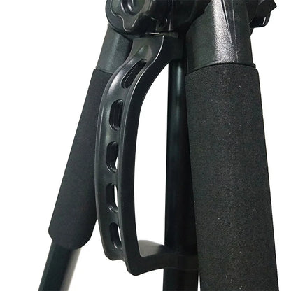 Hridz 175cm Portable Aluminium Alloy Camera Tripod with 3-Way Swivel Pan Head & Carry Bag – Lightweight Travel Tripod for DSLR, Mirrorless & Video Camcorders