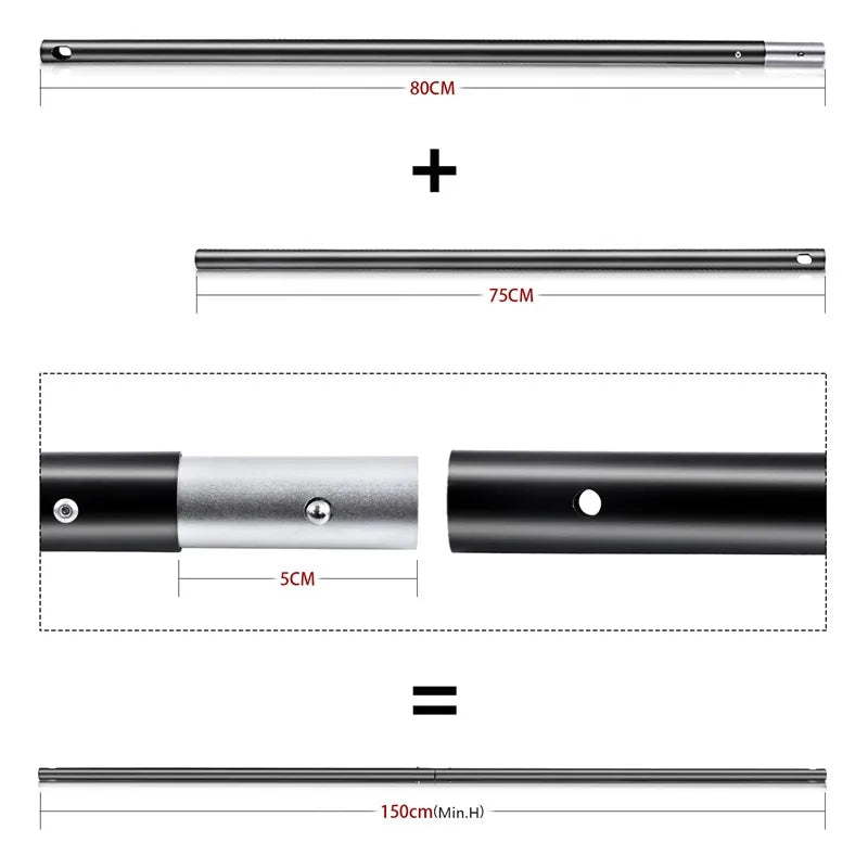 Hridz 2.6m*3m Heavy Duty Photography Backdrop Support System for Quality Photoshoot Background Video Studio