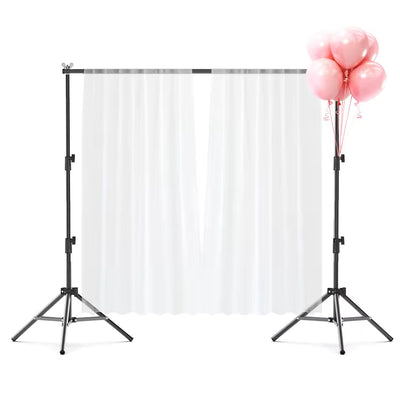Hridz 2.6m*3m Heavy Duty Photography Backdrop Support System for Quality Photoshoot Background Video Studio