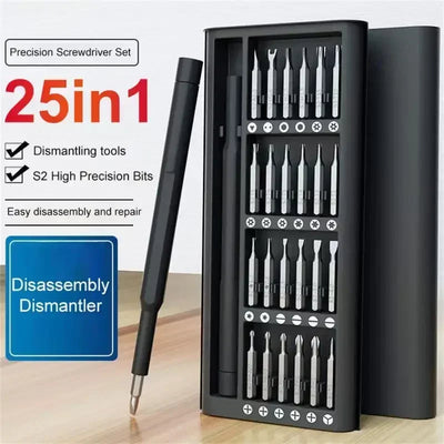 Hridz 24-in-1 Precision Screwdriver Set for Camera, Phone, Watch, Glasses & Electronics Repair