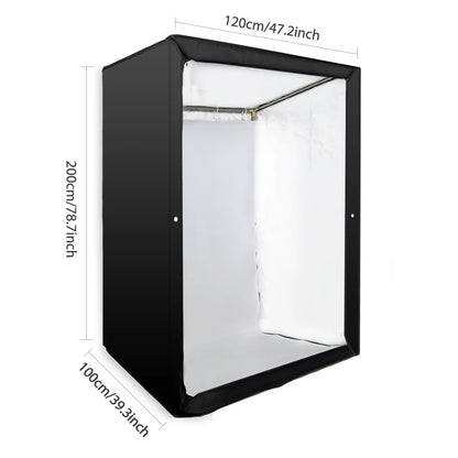 Hridz 2M Large Photography Shooting Tent LED Photo Studio Light Box Kit