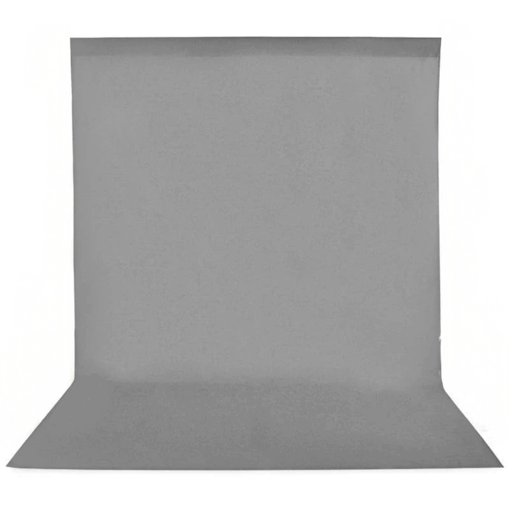 Hridz 2Mx3M Gray Muslin Backdrops for Photography Background -Pocket model
