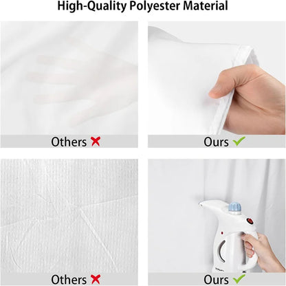 Hridz 2Mx3M White Muslin Backdrops for Photography Background -Pocket model