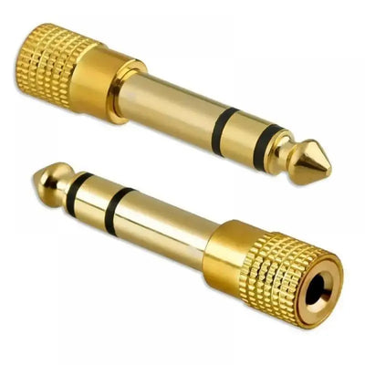 Hridz 3.5mm to 6.35mm Stereo Jack Adapter – Gold-Plated 1/4" Headphone & Guitar Converter