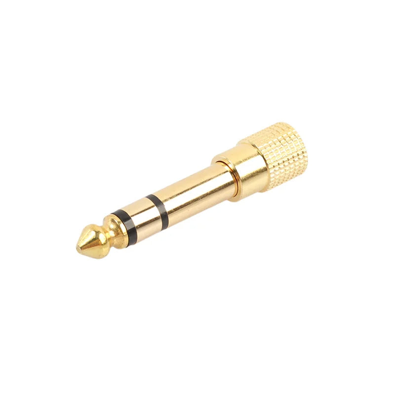 Hridz 3.5mm to 6.35mm Stereo Jack Adapter – Gold-Plated 1/4" Headphone & Guitar Converter