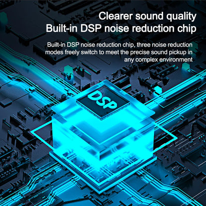 Hridz 3 In 1 Wireless Lavalier Lapel Microphone Set For Iphone Android SLR Camera