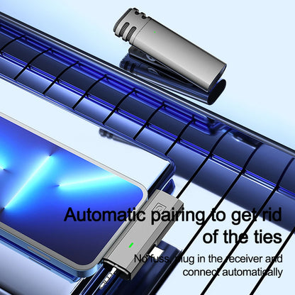 Hridz 3 In 1 Wireless Lavalier Lapel Microphone Set For Iphone Android SLR Camera