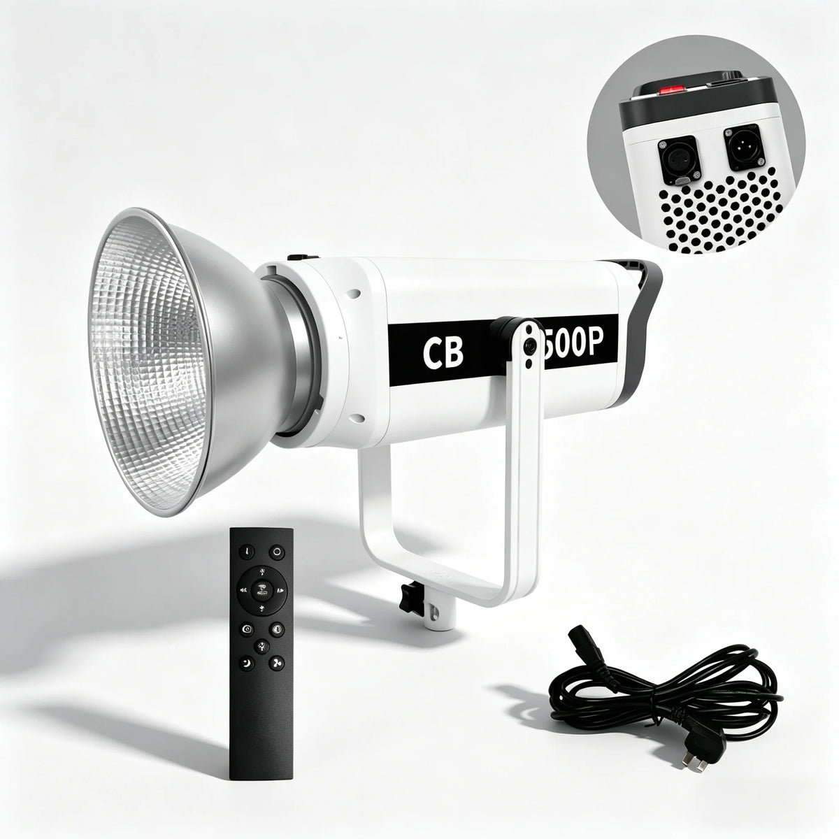 Hridz 500W LED Video Light with App Control – 2800K-6800K Bi-Color Studio Lighting