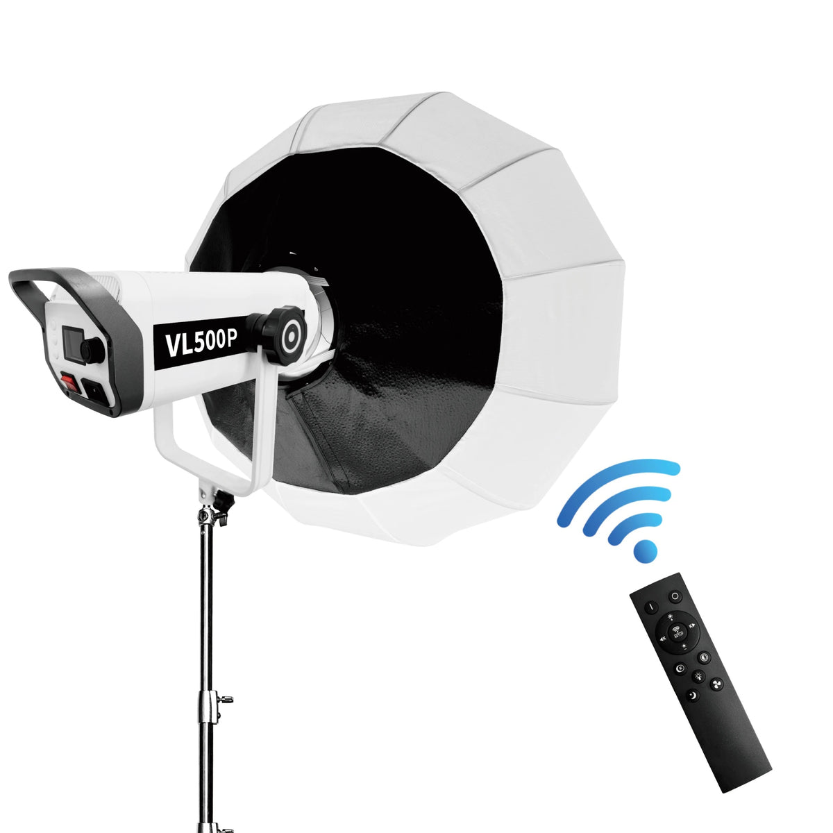 Hridz 500W LED Video Photography Light with App Control – 2800K-6800K Bi-Color Studio Lighting for Photography, Video Recording & Live Streaming