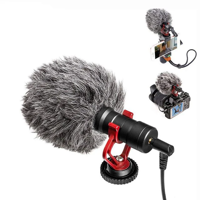 Hridz Cardioid Lavalier Shotgun Microphone For On-Camera & Smartphone