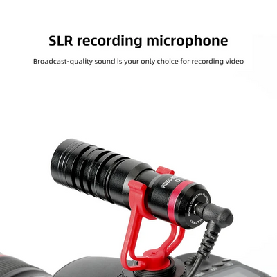 Hridz Cardioid Lavalier Shotgun Microphone For On-Camera & Smartphone